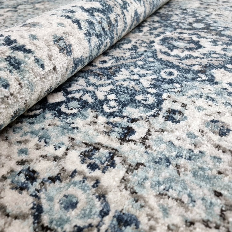 Latitude Vive Kalyn Tufted Grey/Blue/Cream Rug Wayfair.co.uk